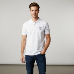 Classic White Polo Shirt