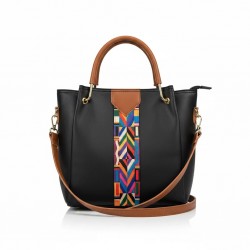 Sac à main noir élégant...