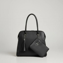 Sac à main en cuir noir...