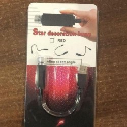 Star Decoration USB Lamp - Red