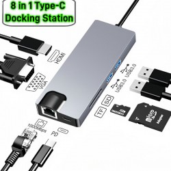 8-in-1 Type-C Docking Station