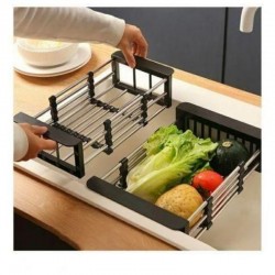 Adjustable Over-Sink Dish Rack