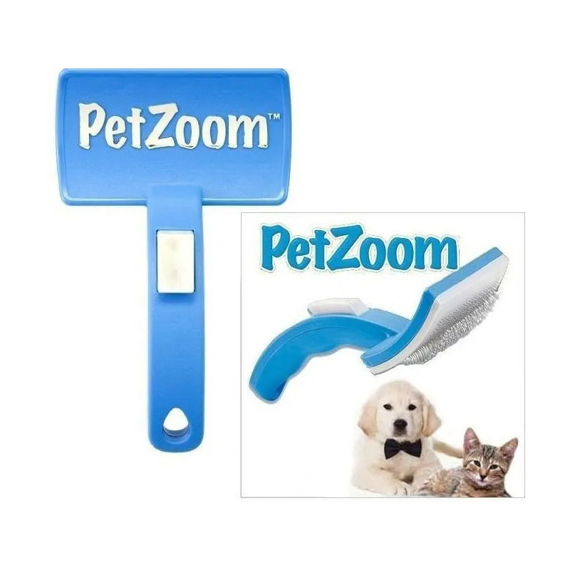 PETZOOM BRUSH FOR DOGS AND CATS PET GROOMING BRUSH