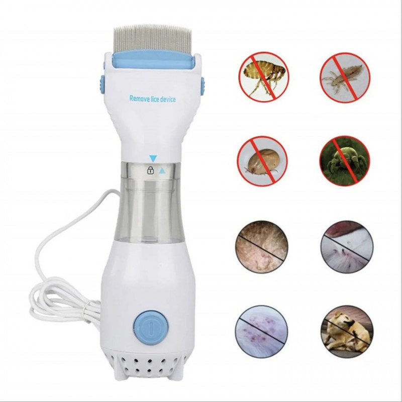 V COMB Electric head lice treatment device