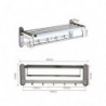 304 stainless steel bathroom towel rack