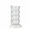 Transparent Vertical Rotating Seasoning Box