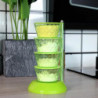 Transparent Vertical Rotating Seasoning Box