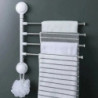 Punch-free rotating towel rack, stainless steel