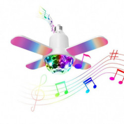 Lampe musicale colorée à quatre feuilles, mini boule magique Bluetooth