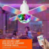 Lampe musicale colorée à quatre feuilles, mini boule magique Bluetooth