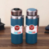 Stainless steel bottle with temperature display