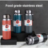 Stainless steel bottle with temperature display