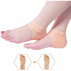 Chaussette protectrice de talon en gel de silicone