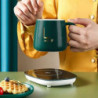 Mug with spoon and electric ceramic heater