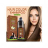 Hair coloring shampoo for men and women