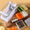 Stainless steel manual potato cutter