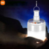 LED solar light bulb with USB cable Rechargeable camping lamp