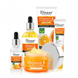 kit de soins du visage à la vitamine C  crème blanchissante Anti-âge masque Facial