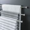 Towel Bar Brushed Finish Easy to Install Weapons and Self Adhesive