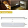 LEDs PIR LED Motion Sensor Light Cupboard Wardrobe Bed Lamp