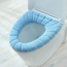 Toilet Seat Cover Warm Soft Machine Washable Bathroom