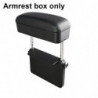 Compact Removable Driver Arm Rest Storage Box