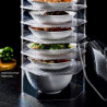 Multilayer Clear Food Cover, Kitchen Insulation Dish Cover Food Storage Box