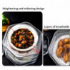 Multilayer Clear Food Cover, Kitchen Insulation Dish Cover Food Storage Box