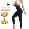 Women's nine-point sauna pants with pockets