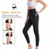 Women's nine-point sauna pants with pockets