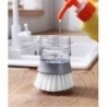 Kitchen dishwashing brush automatic liquid addition brush multifunctional