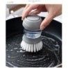 Kitchen dishwashing brush automatic liquid addition brush multifunctional