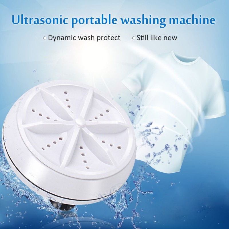 Mini Washing Machine Portable Ultrasonic Turbine