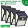 100 LED Solar Light with Motion Sensor, Wireless Security Device