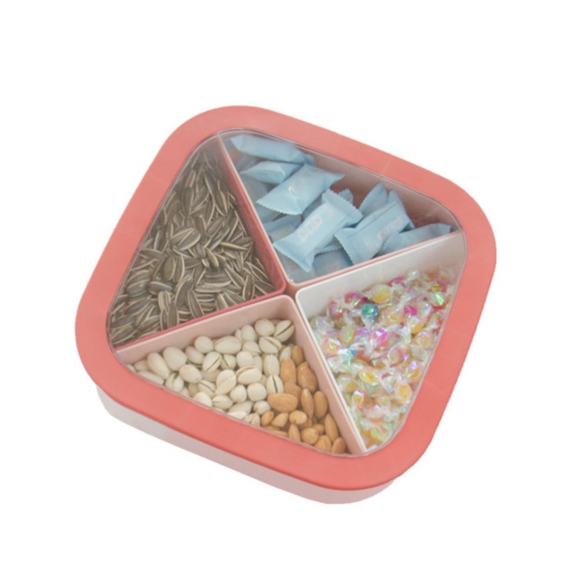 Creative Snack Plate with Compartments