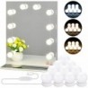 Miroir de courtoisie lumières maquillage LED miroir éclairage Hollywood bricolage 10 ampoule