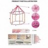 Transparent Plastic Kids Play Tent