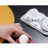 Stainless steel egg cutter, multifunctional egg slicer