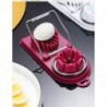 Stainless steel egg cutter, multifunctional egg slicer