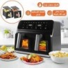 Air Fryer 2 Baskets Multifunction