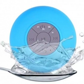 Bluetooth Water-Resistant Suction Cup Shower Speaker