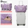 Large capacity folding travel bags, waterproof and multifunctional totes