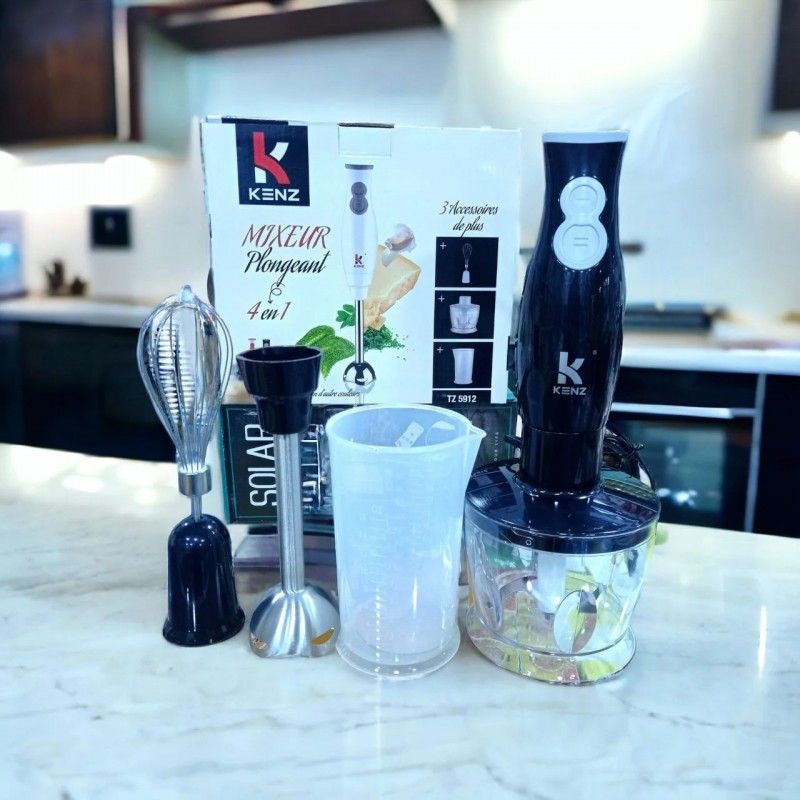 Kenz 4 in 1 Stainless Steel Hand Blender