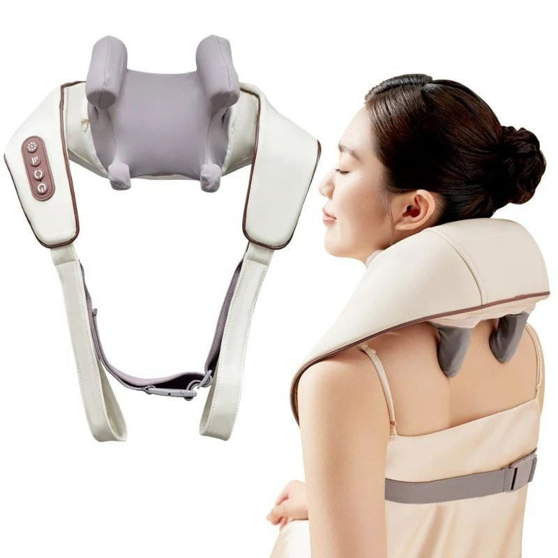 Back massager with heat