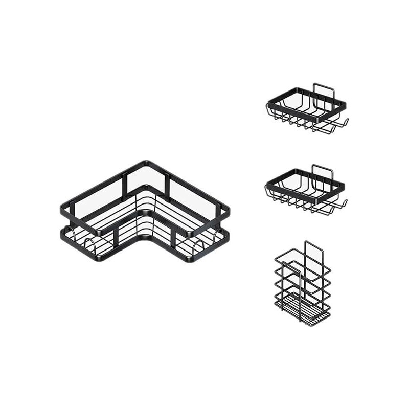 ÉTAGÈRE DE RANGEMENT D’ANGLE