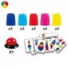 BONNETS DE VITESSE NO.5059 MULTICOLORE