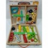 Jouets en Bois Boite a Outil Enfant DIY 3D Jeux de Construction, Caisse a Outil Enfant