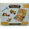 Jouets en Bois Boite a Outil Enfant DIY 3D Jeux de Construction, Caisse a Outil Enfant