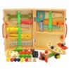 Jouets en Bois Boite a Outil Enfant DIY 3D Jeux de Construction, Caisse a Outil Enfant