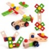 Jouets en Bois Boite a Outil Enfant DIY 3D Jeux de Construction, Caisse a Outil Enfant